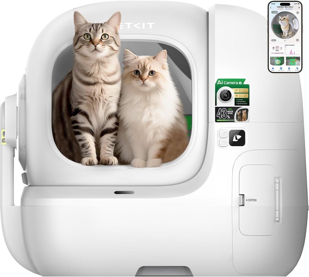 automated self-cleaning litter boxes