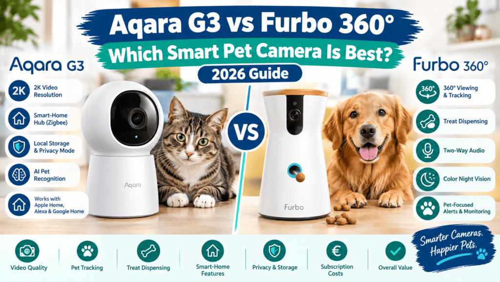 Aqara G3 vs Furbo 360° smart pet camera comparison