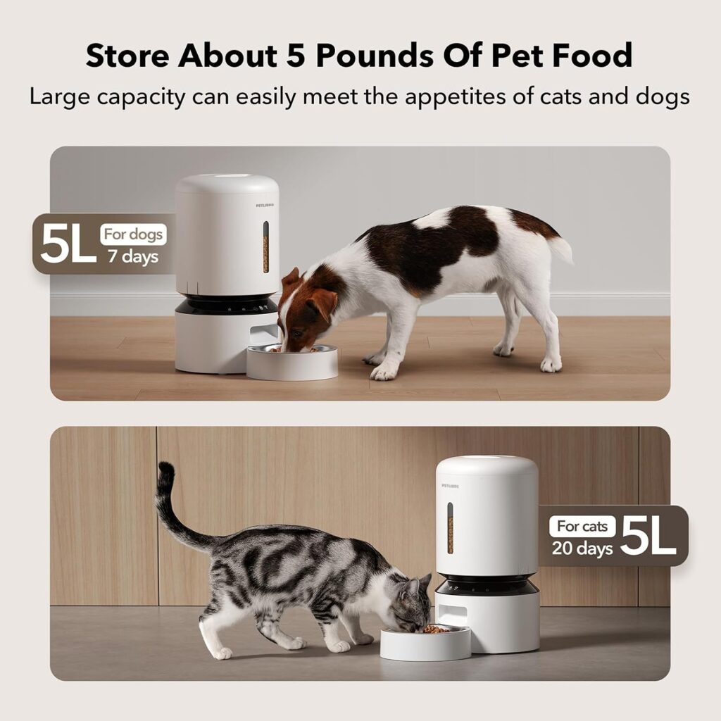 Petlibro Granary Smart Feeder 2026 review with 5L capacity and WiFi app control